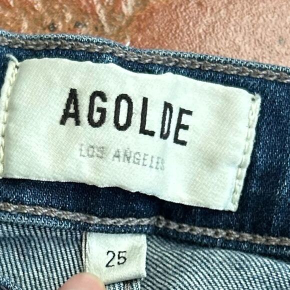 Agolde Sophie ankle crop jeans womens size 25 - Picture 8 of 9